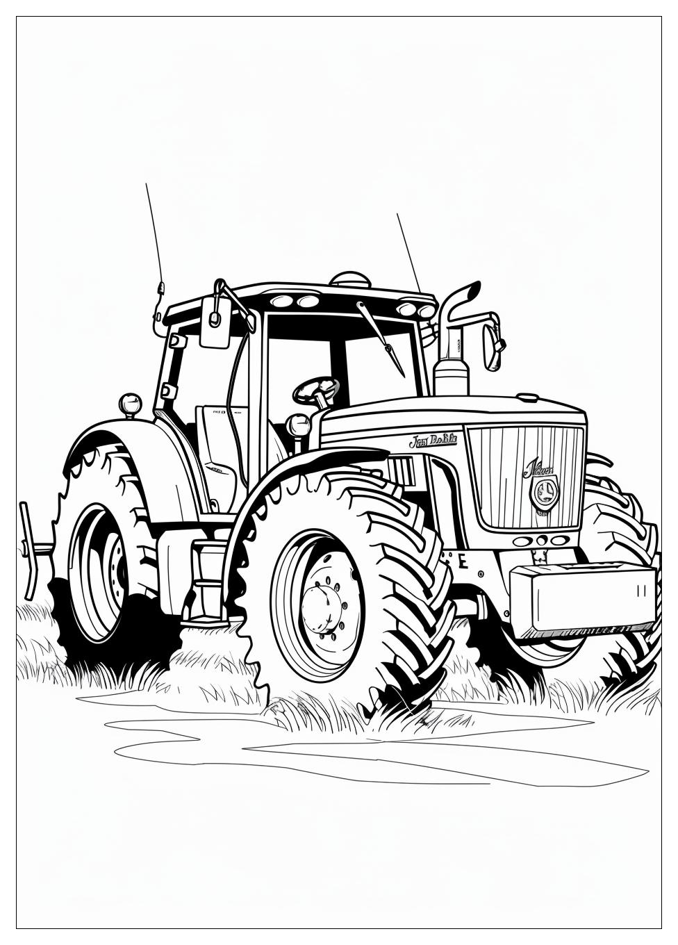 John Deere Coloring Pages-1