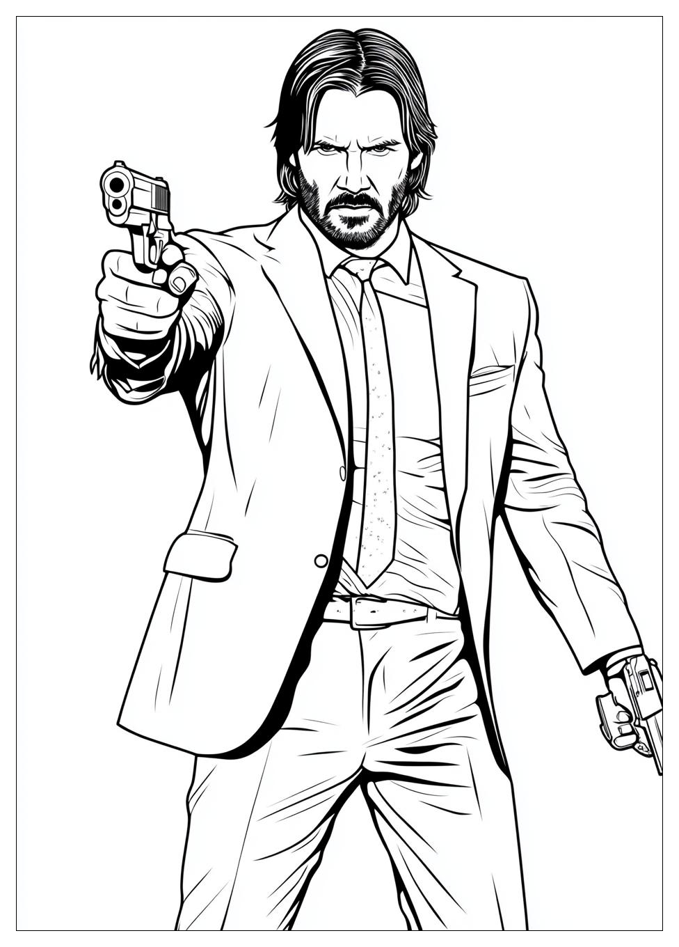 John Wick Coloring Pages-10
