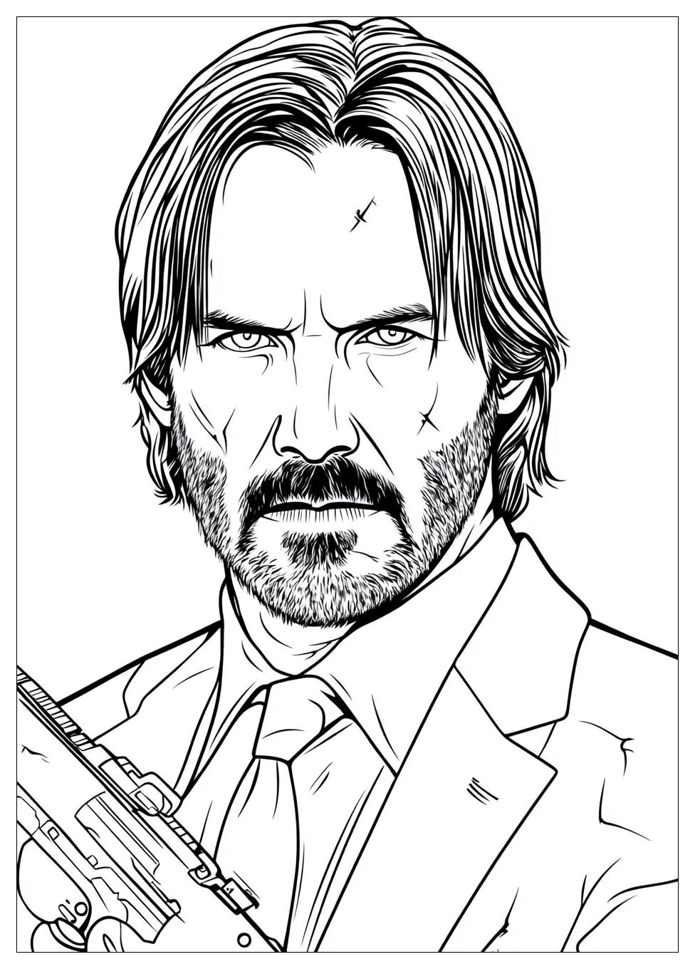 John Wick Coloring Pages-12
