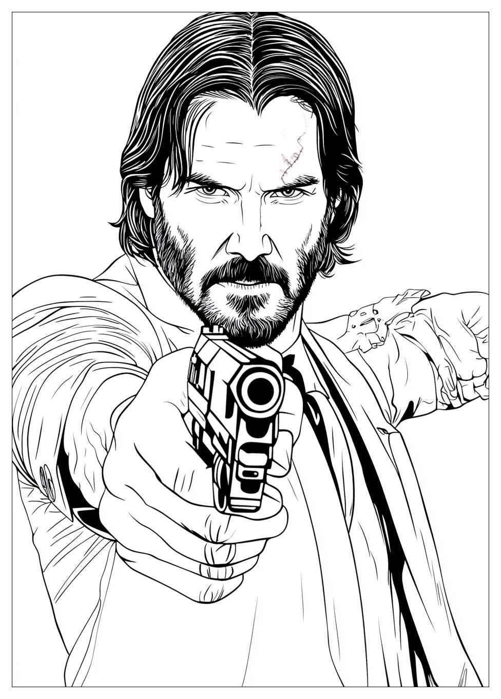 John Wick Coloring Pages-13