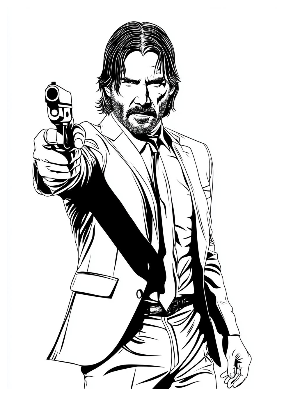 John Wick Coloring Pages-14