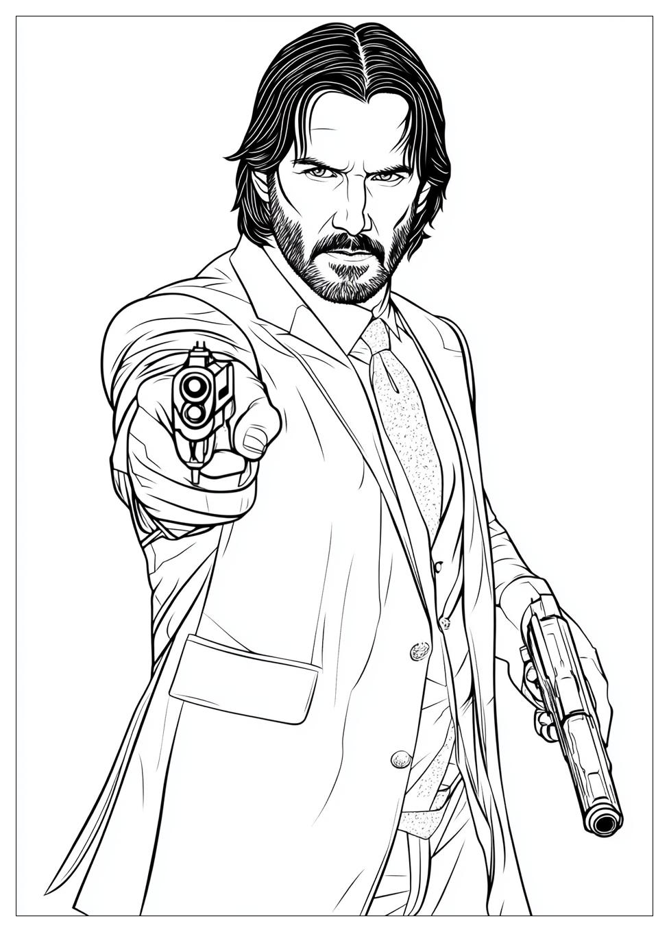 John Wick Coloring Pages-15