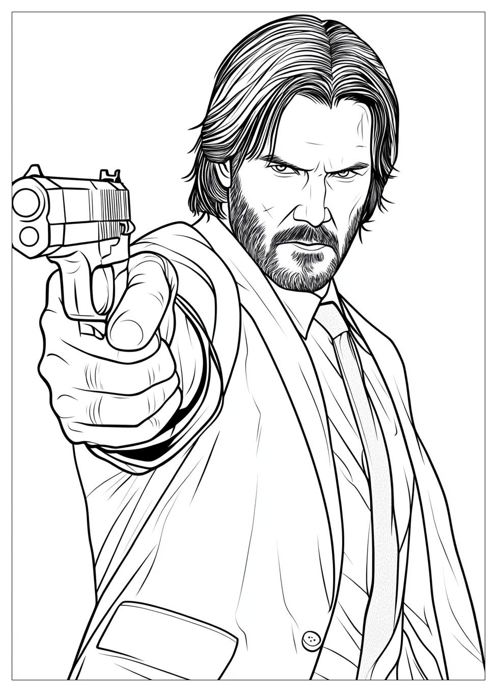 John Wick Coloring Pages-16