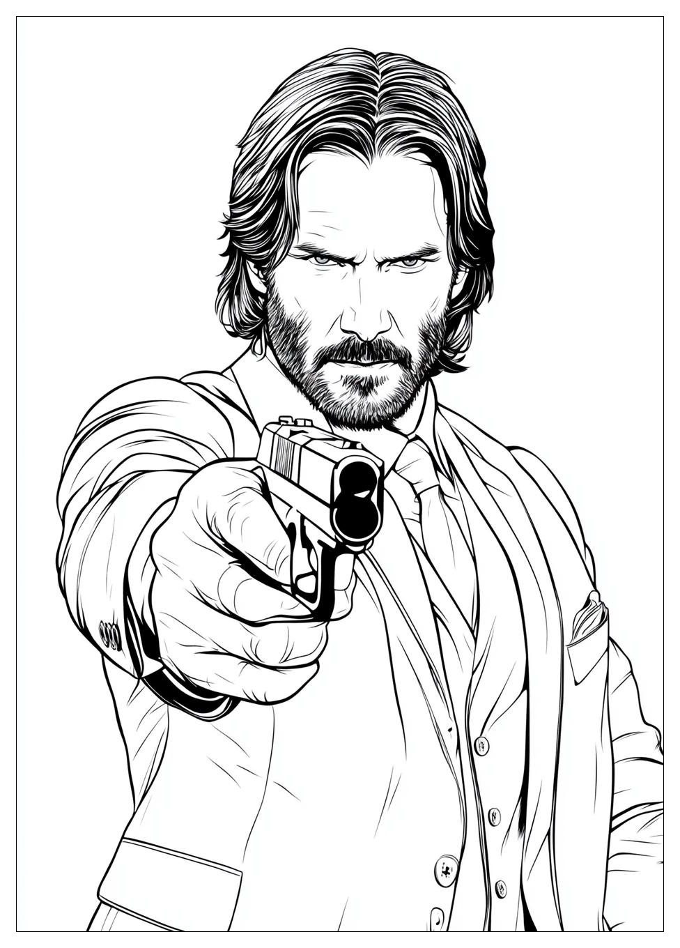 John Wick Coloring Pages-18