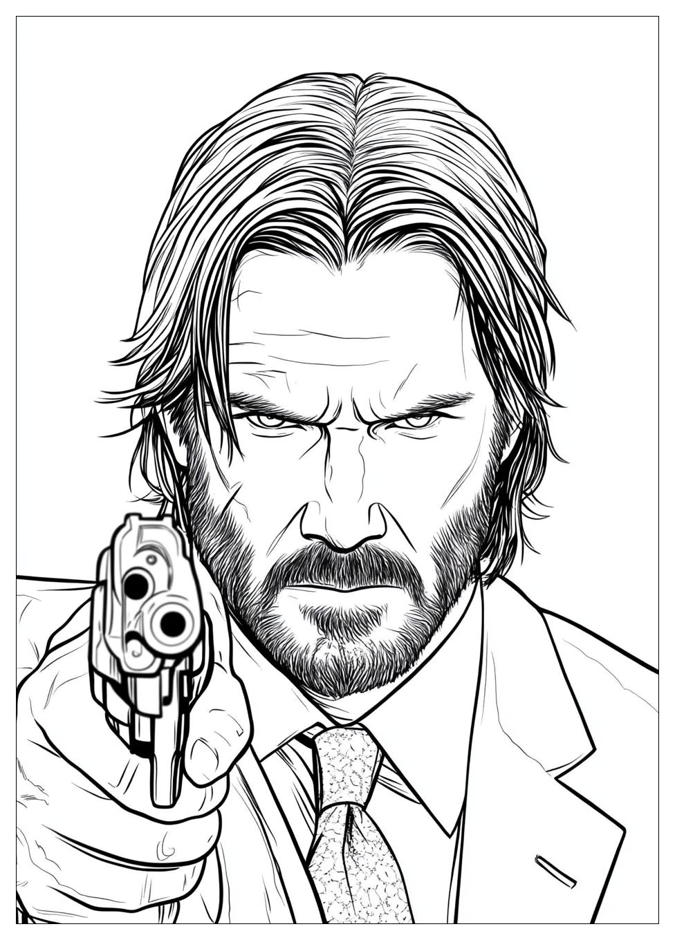 John Wick Coloring Pages-19