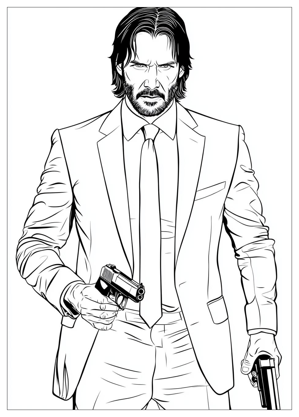 John Wick Coloring Pages-2