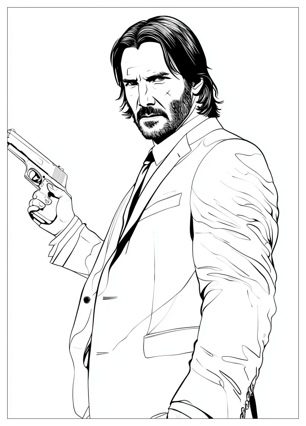 John Wick Coloring Pages-20
