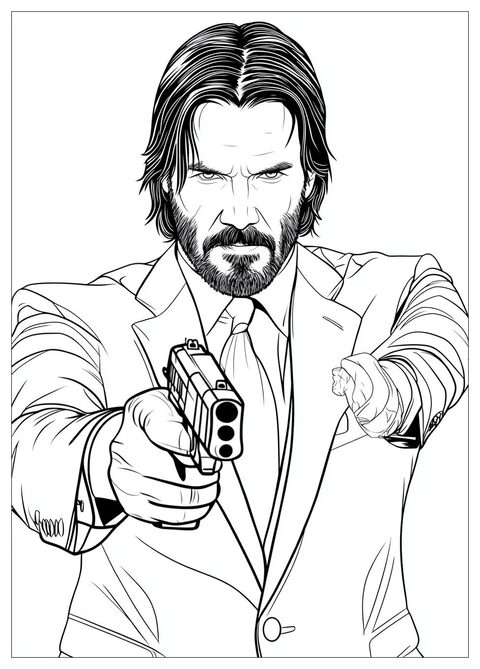 John Wick Coloring Pages-4