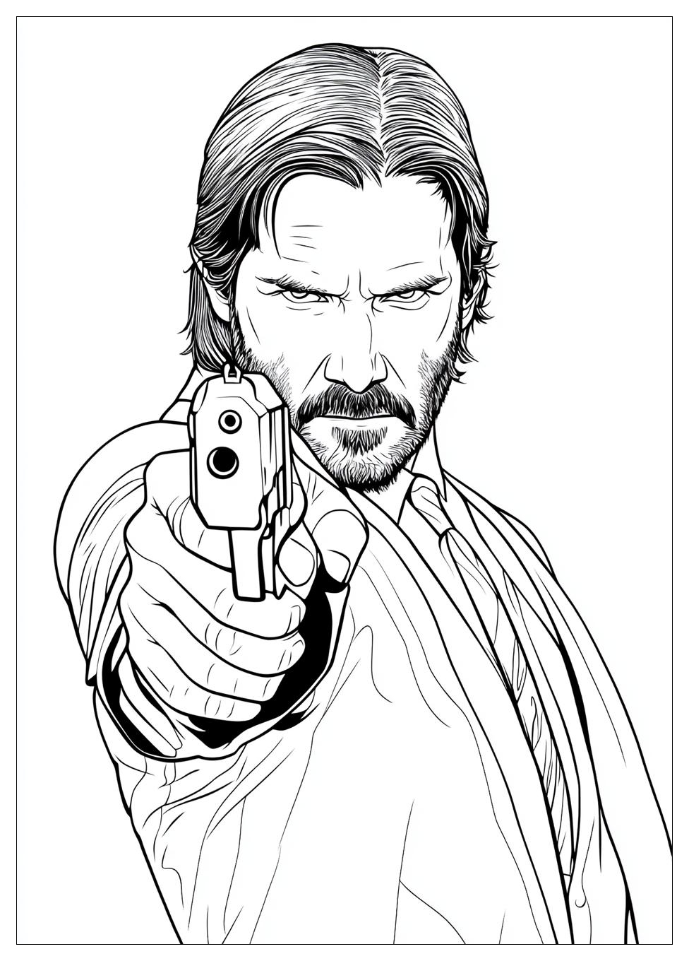 John Wick Coloring Pages-5