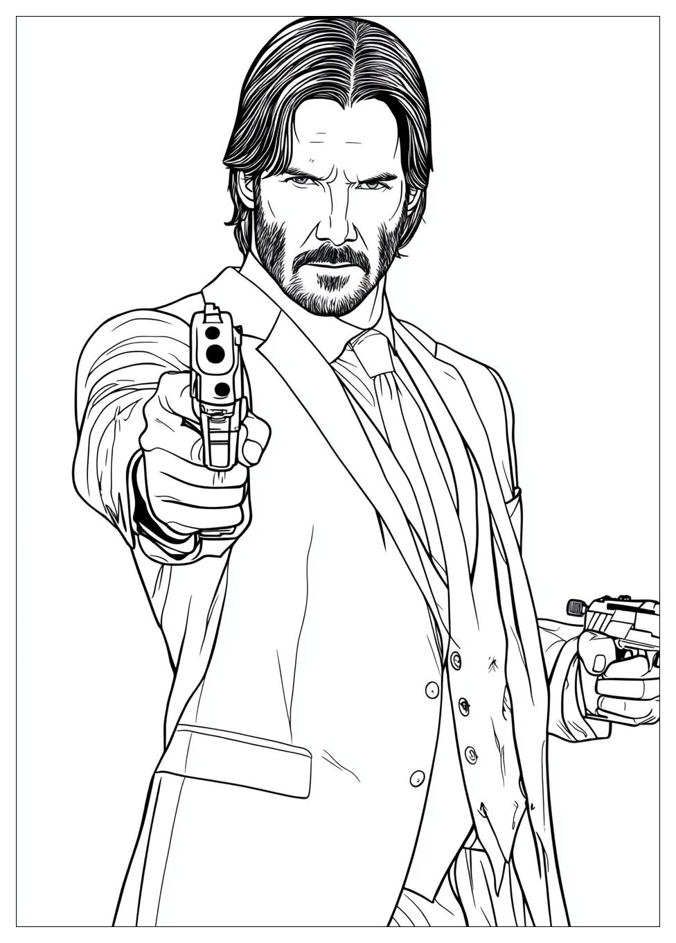John Wick Coloring Pages-8