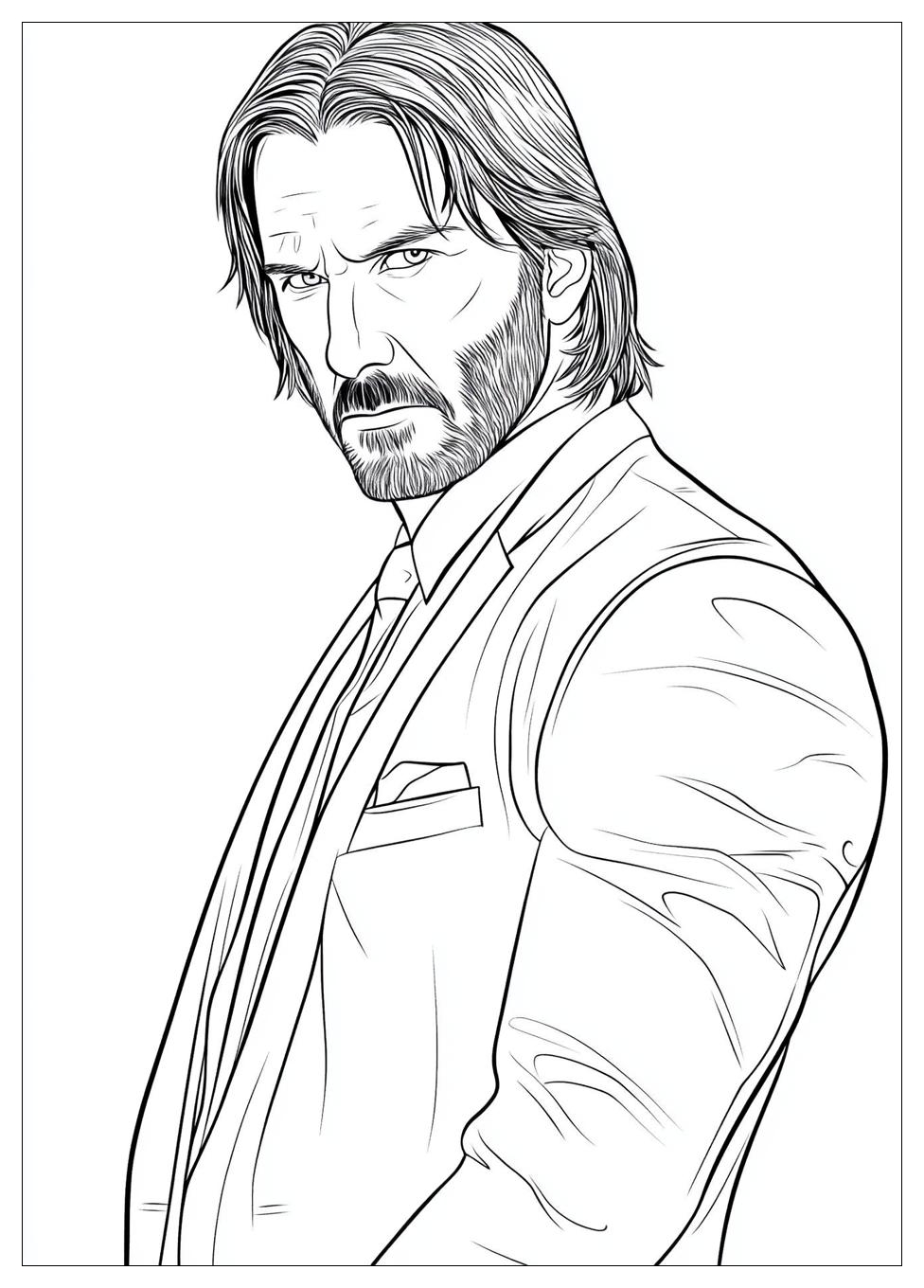 John Wick Coloring Pages-9