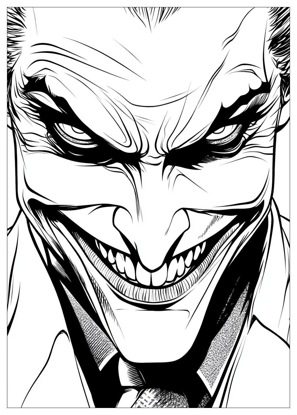Joker Coloring Pages-3