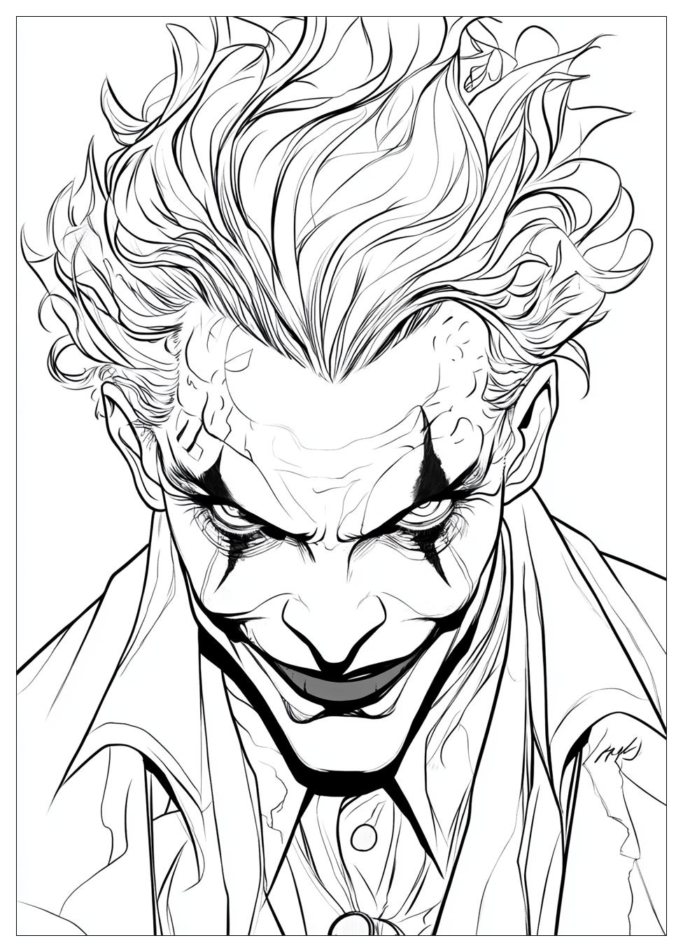 Joker Coloring Pages-6