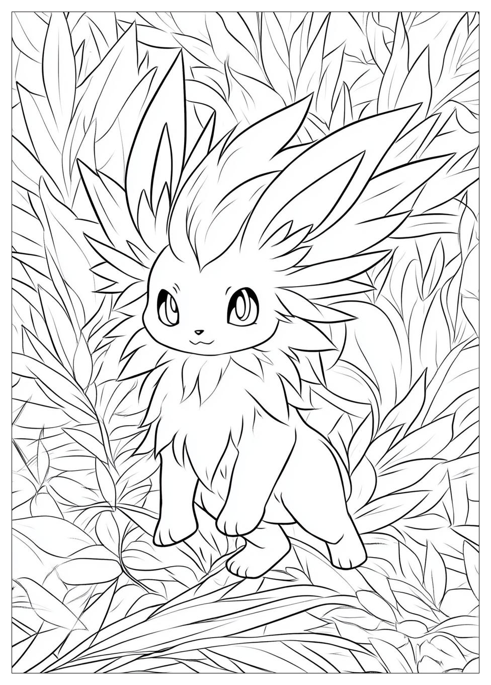 Free Printable Jolteon Coloring Pages 16 Jolteon Coloring Pages-16