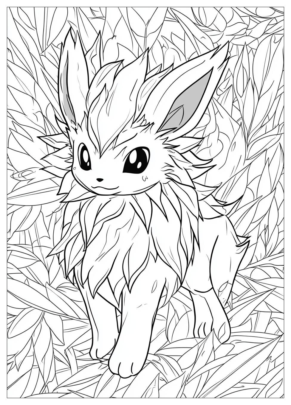 Free Printable Jolteon Coloring Pages 18 Jolteon Coloring Pages-18
