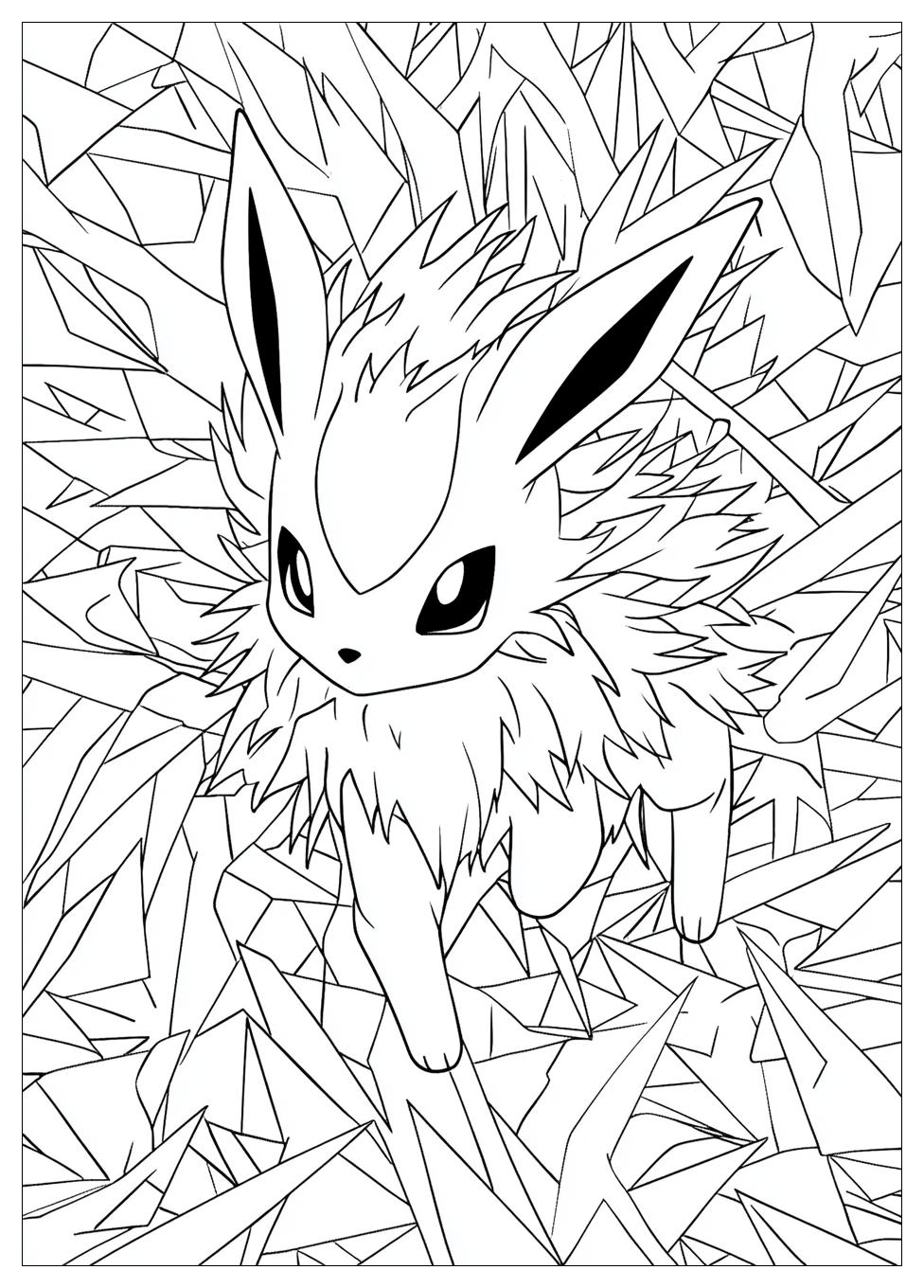 Free Printable Jolteon Coloring Pages 2 Jolteon Coloring Pages-2