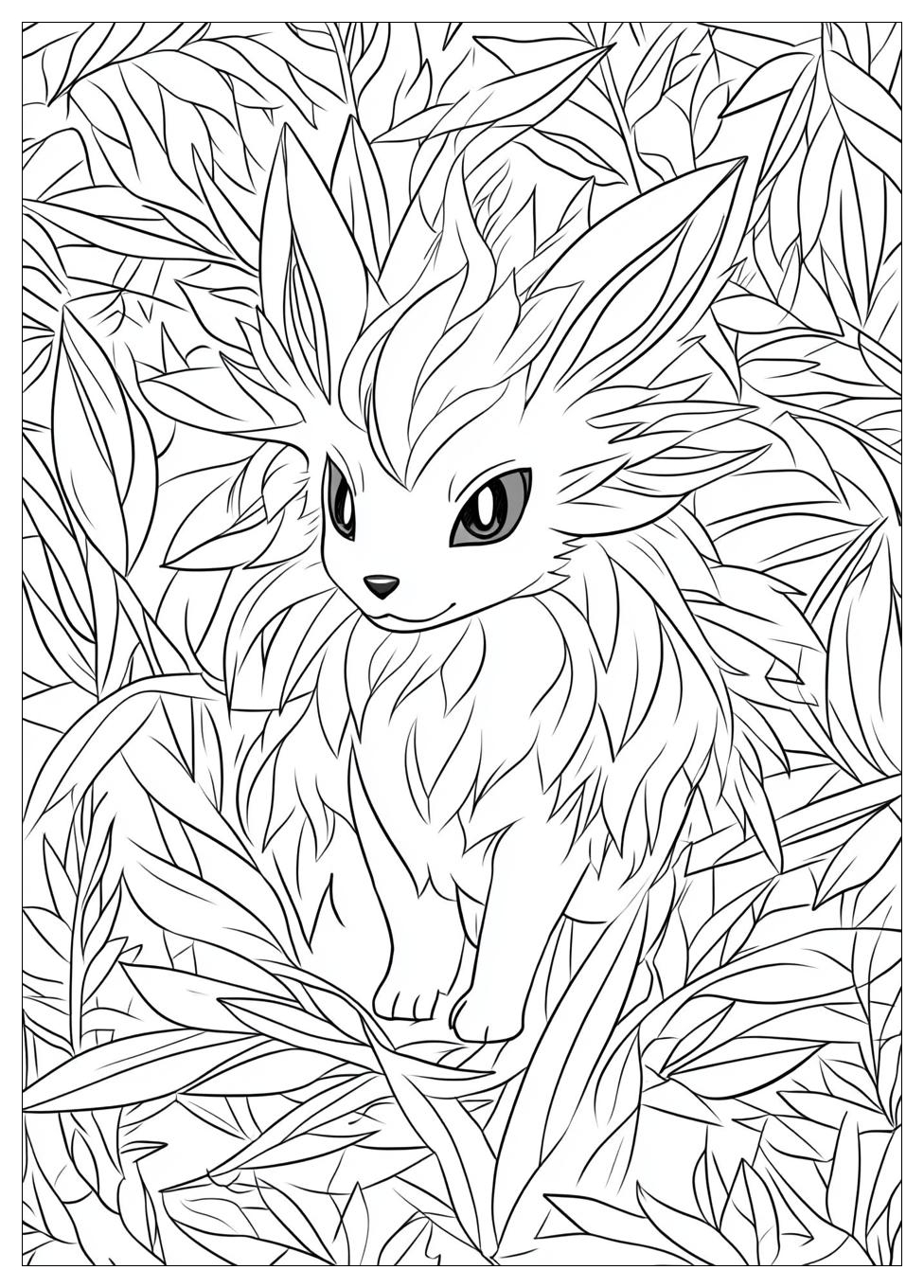 Free Printable Jolteon Coloring Pages 20 Jolteon Coloring Pages-20