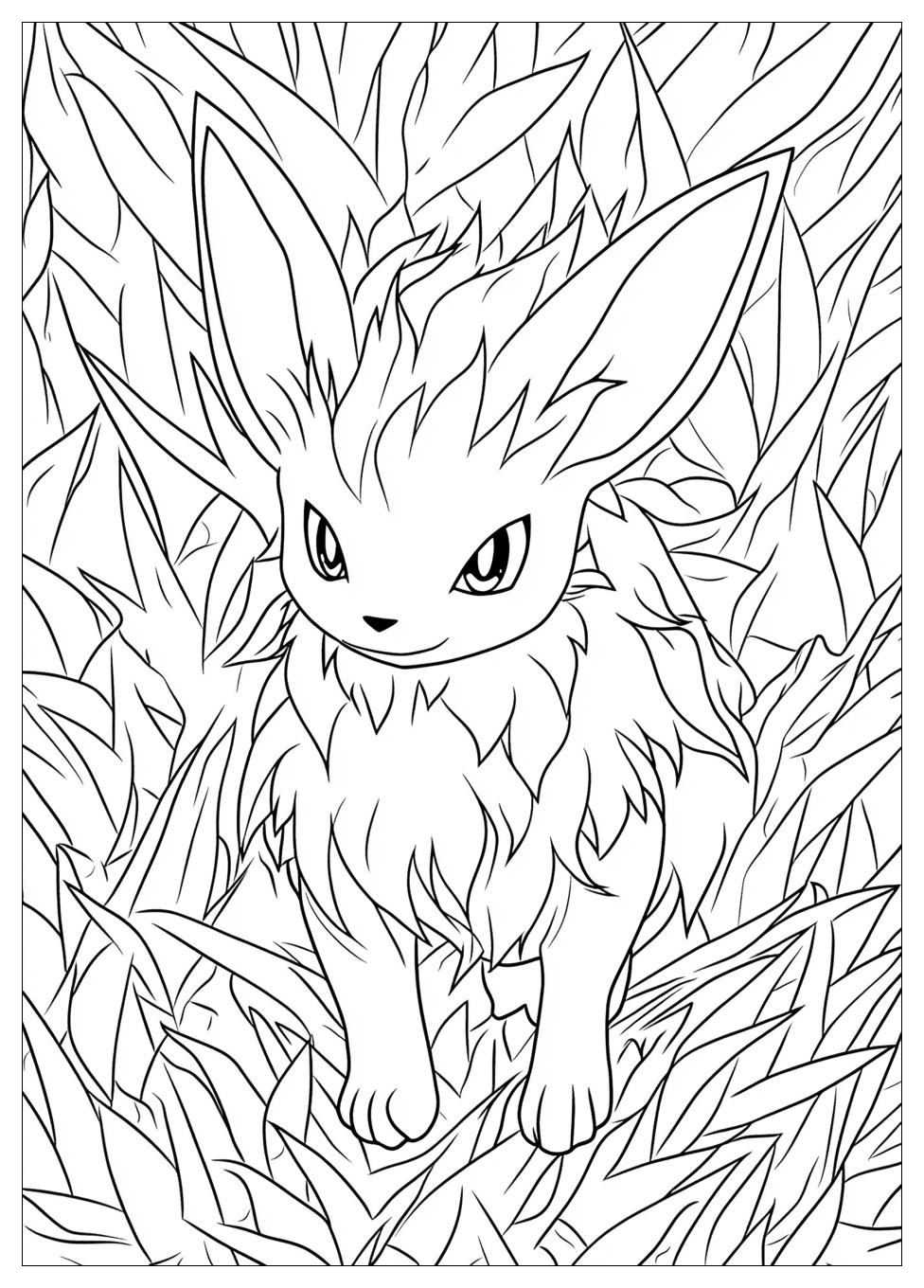 Free Printable Jolteon Coloring Pages 5 Jolteon Coloring Pages-5