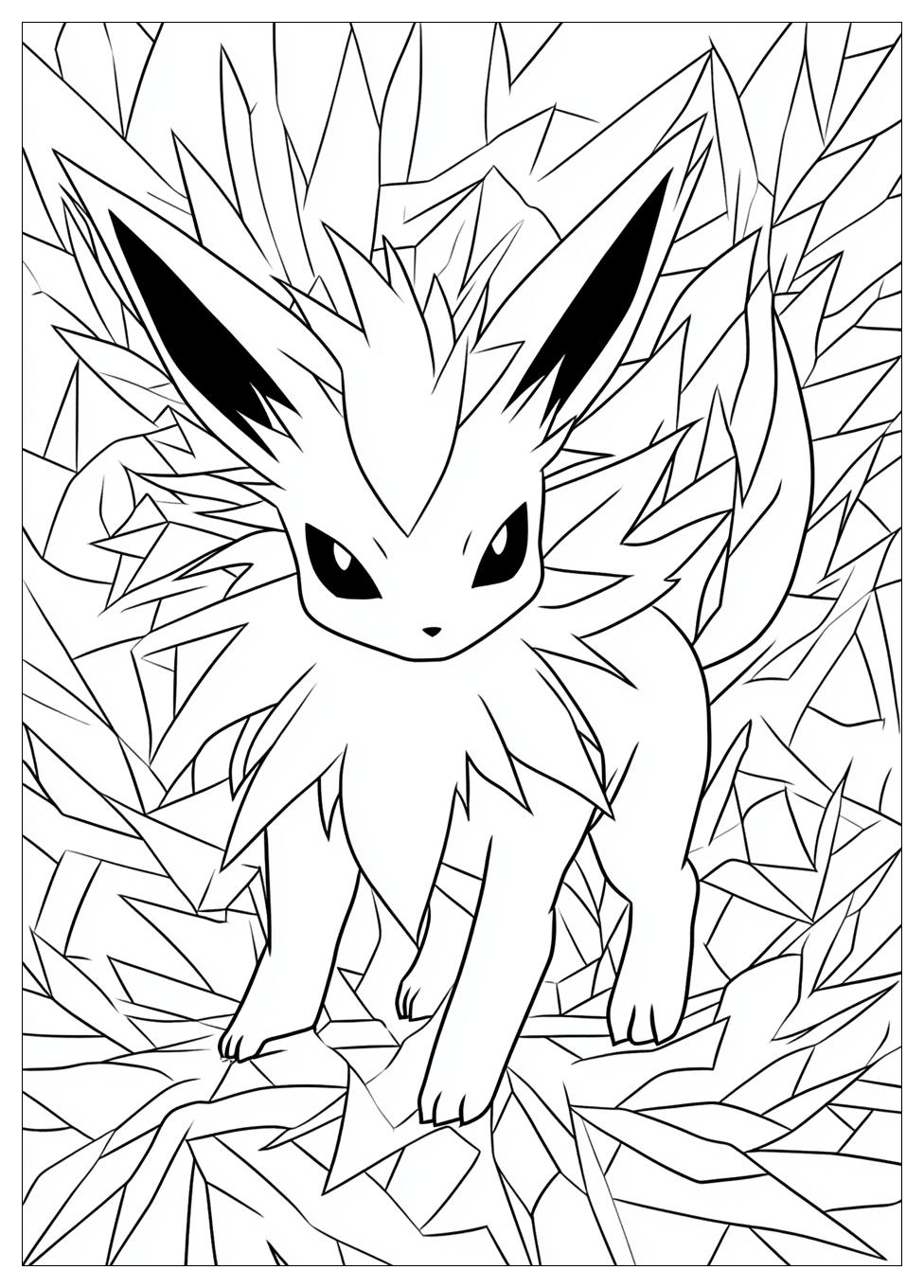 Free Printable Jolteon Coloring Pages 6 Jolteon Coloring Pages-6