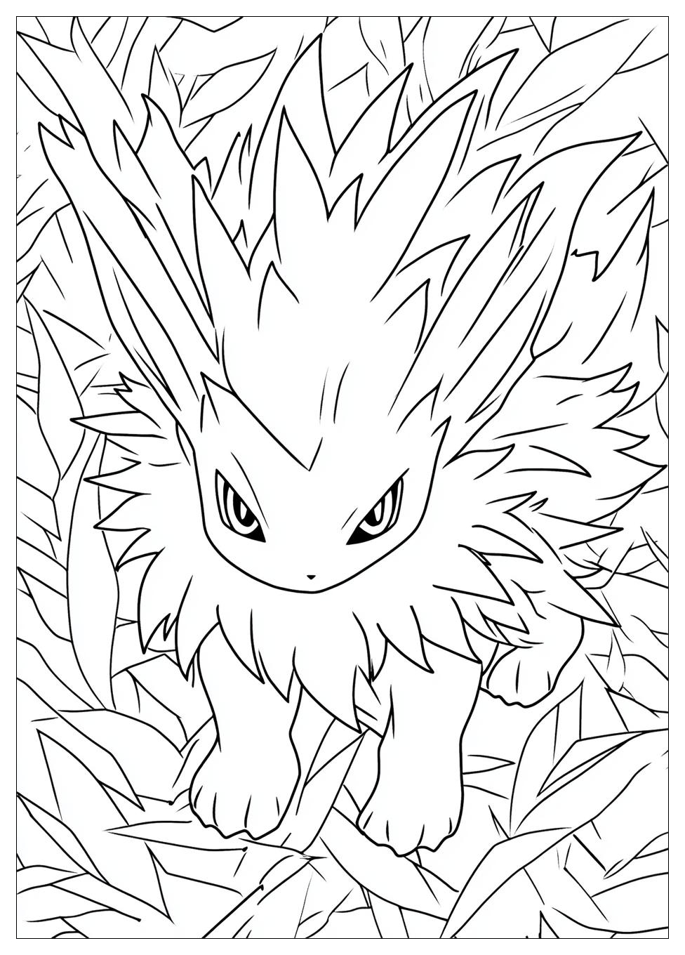 Free Printable Jolteon Coloring Pages 7 Jolteon Coloring Pages-7