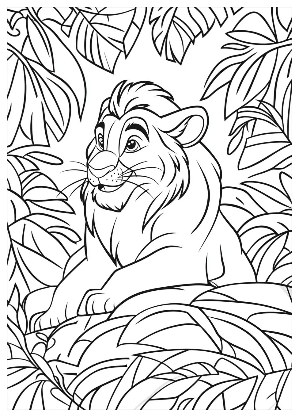 Jungle Book Coloring Pages-1