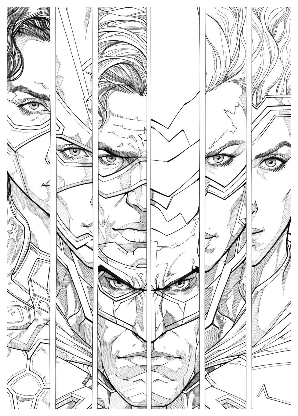 Justice League Coloring Pages-1