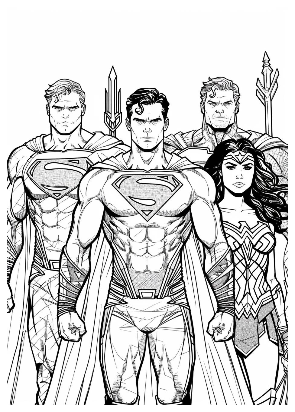 Justice League Coloring Pages-10