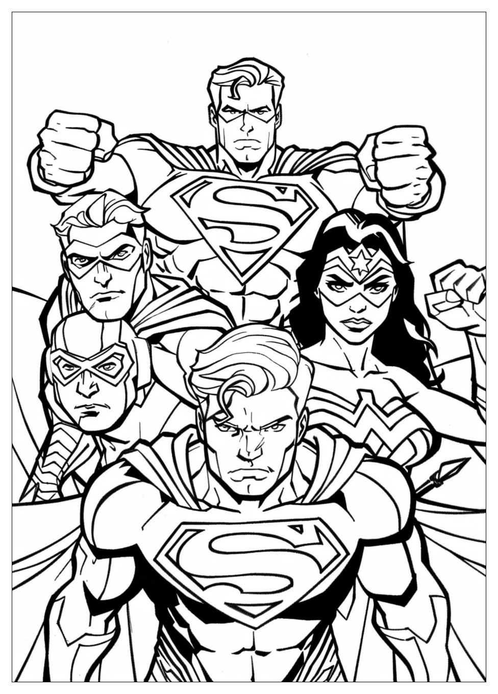 Justice League Coloring Pages-11