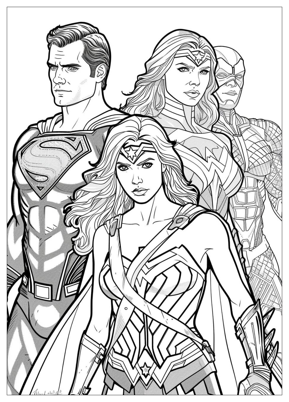 Justice League Coloring Pages-12