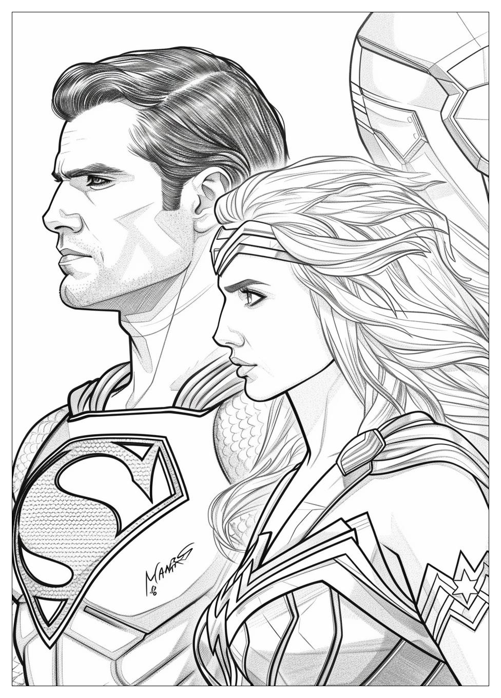 Justice League Coloring Pages-17