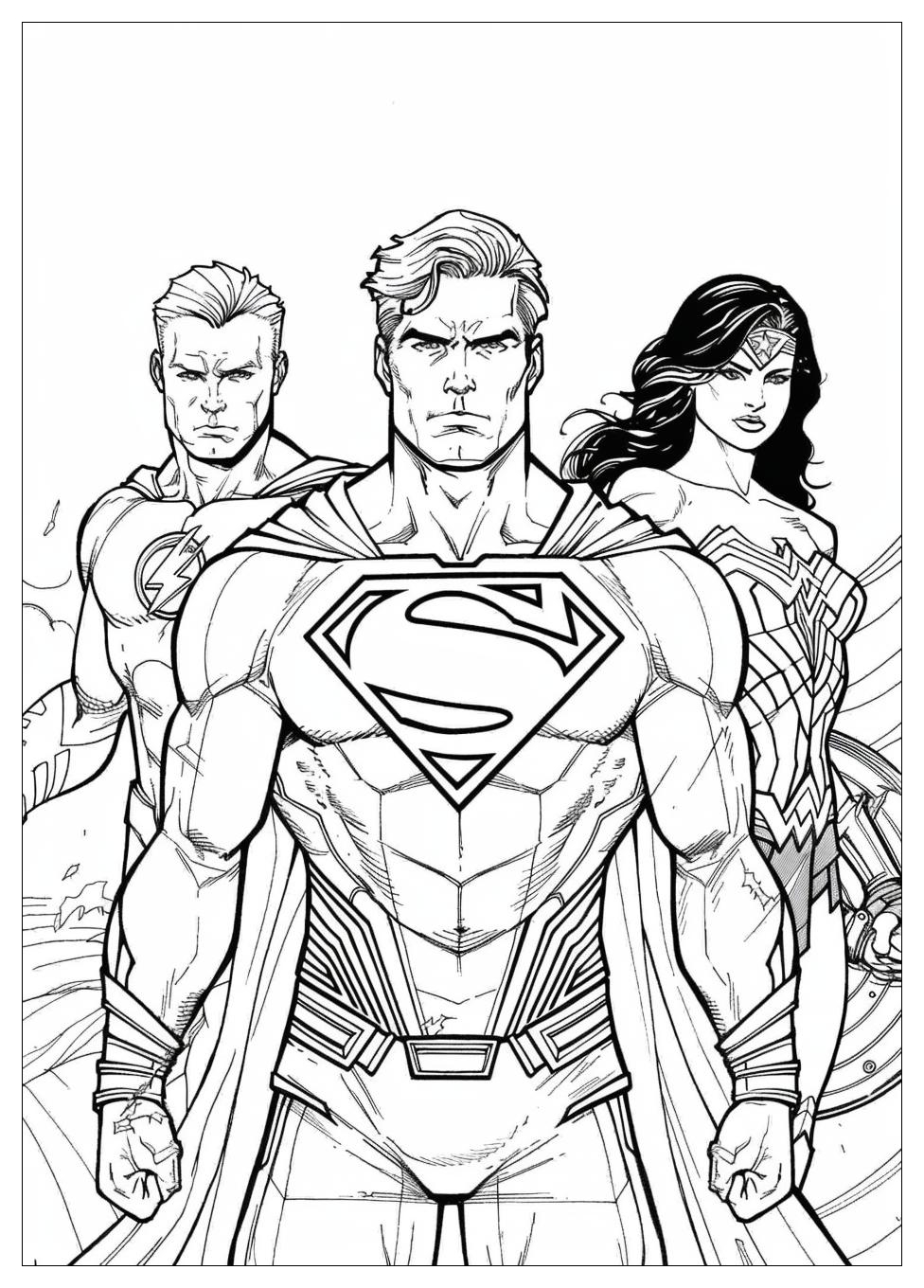 Justice League Coloring Pages-2