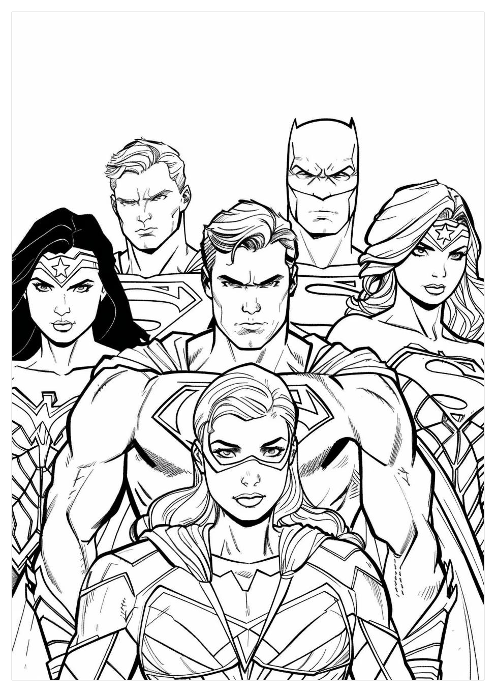 Justice League Coloring Pages-3
