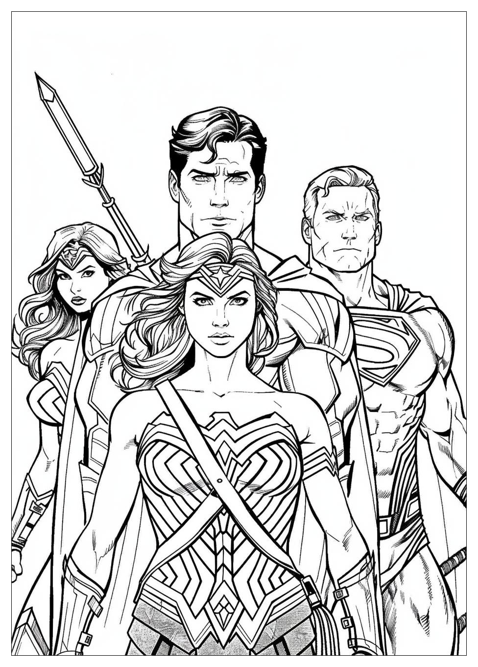 Justice League Coloring Pages-5