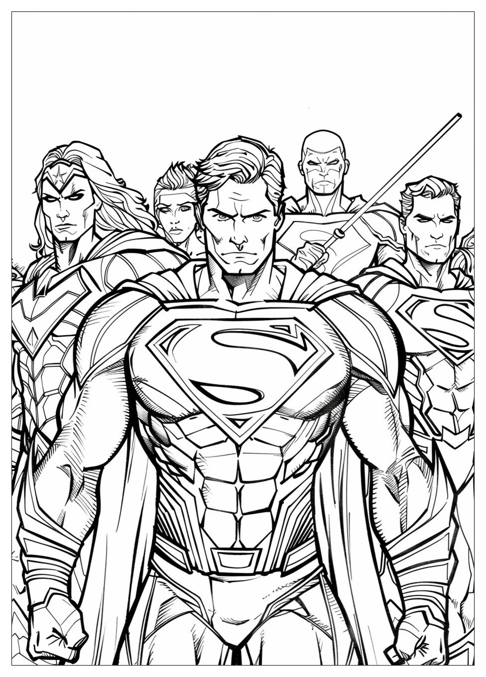 Justice League Coloring Pages-6