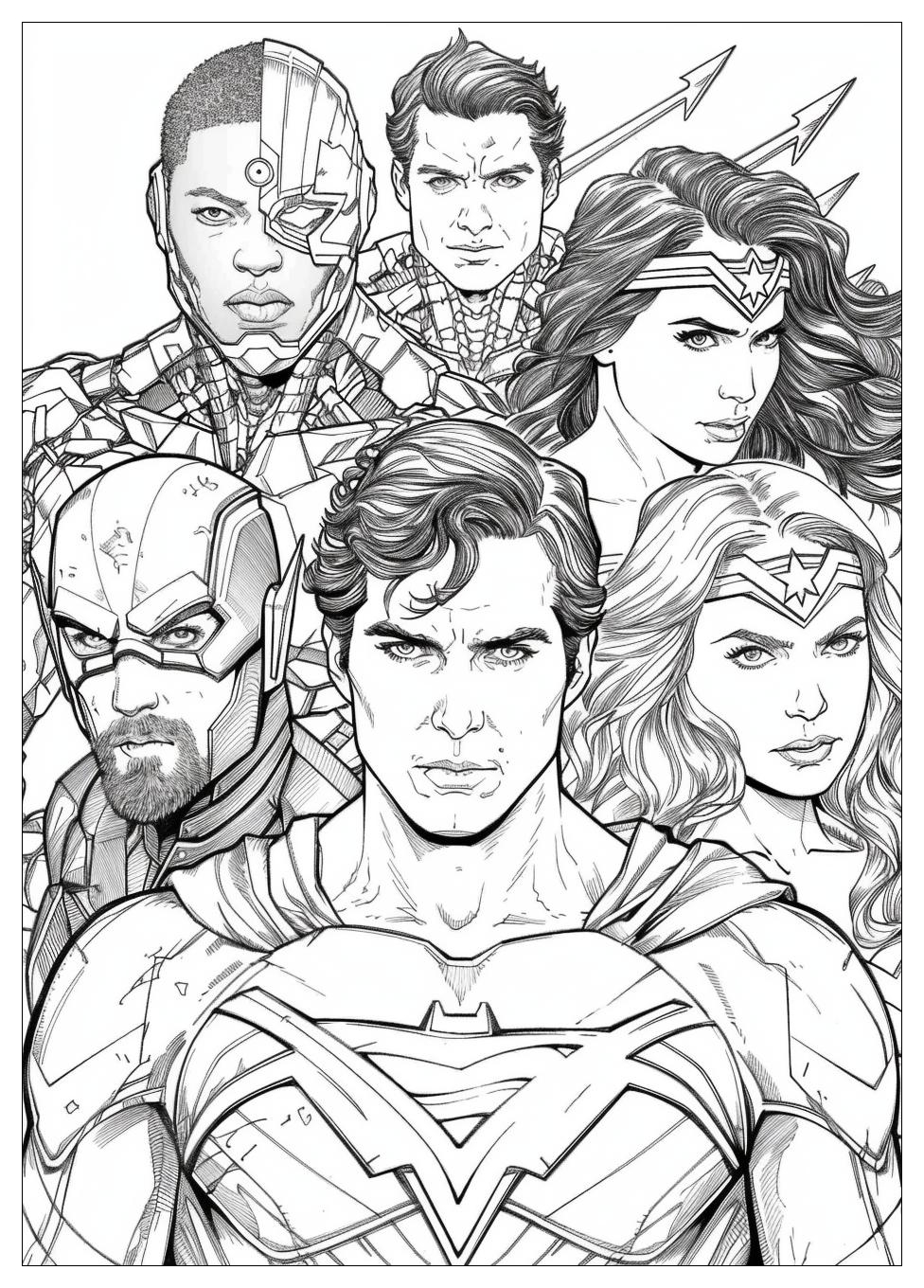 Justice League Coloring Pages-7