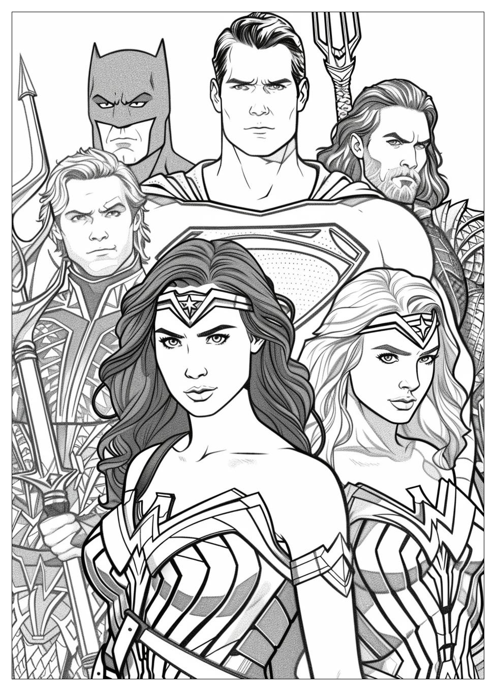 Justice League Coloring Pages-9