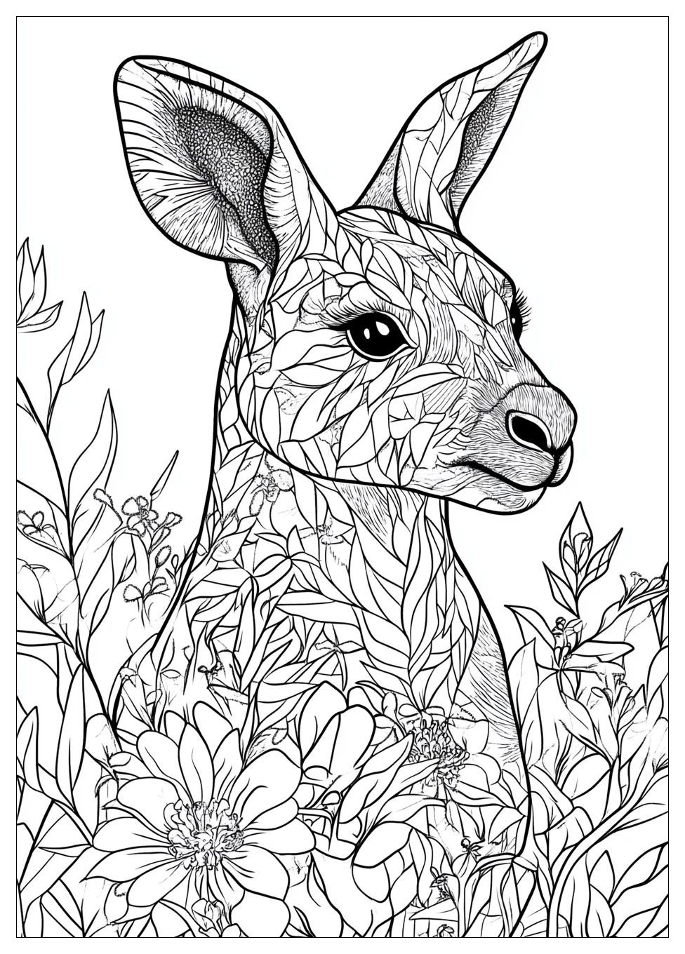 Kangaroo Coloring Pages-13