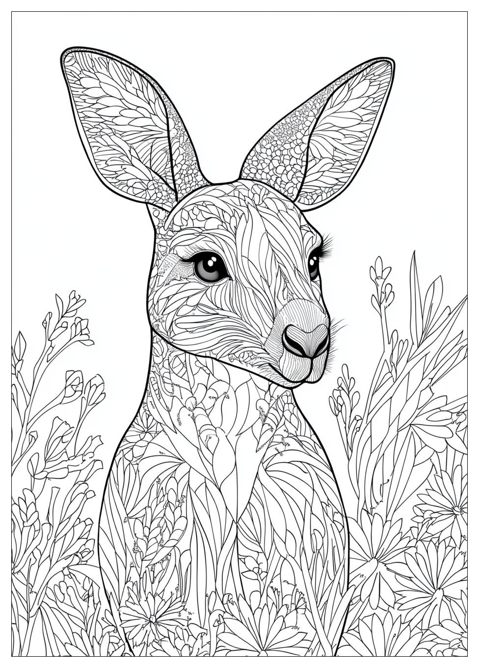 Kangaroo Coloring Pages-14