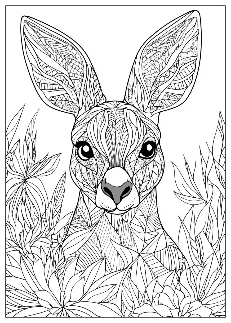 Kangaroo Coloring Pages-18