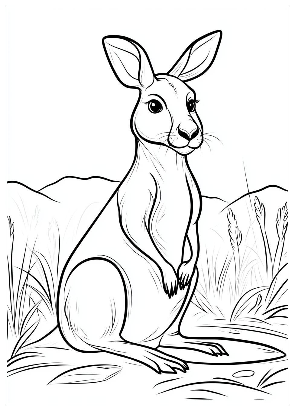 Kangaroo Coloring Pages-5