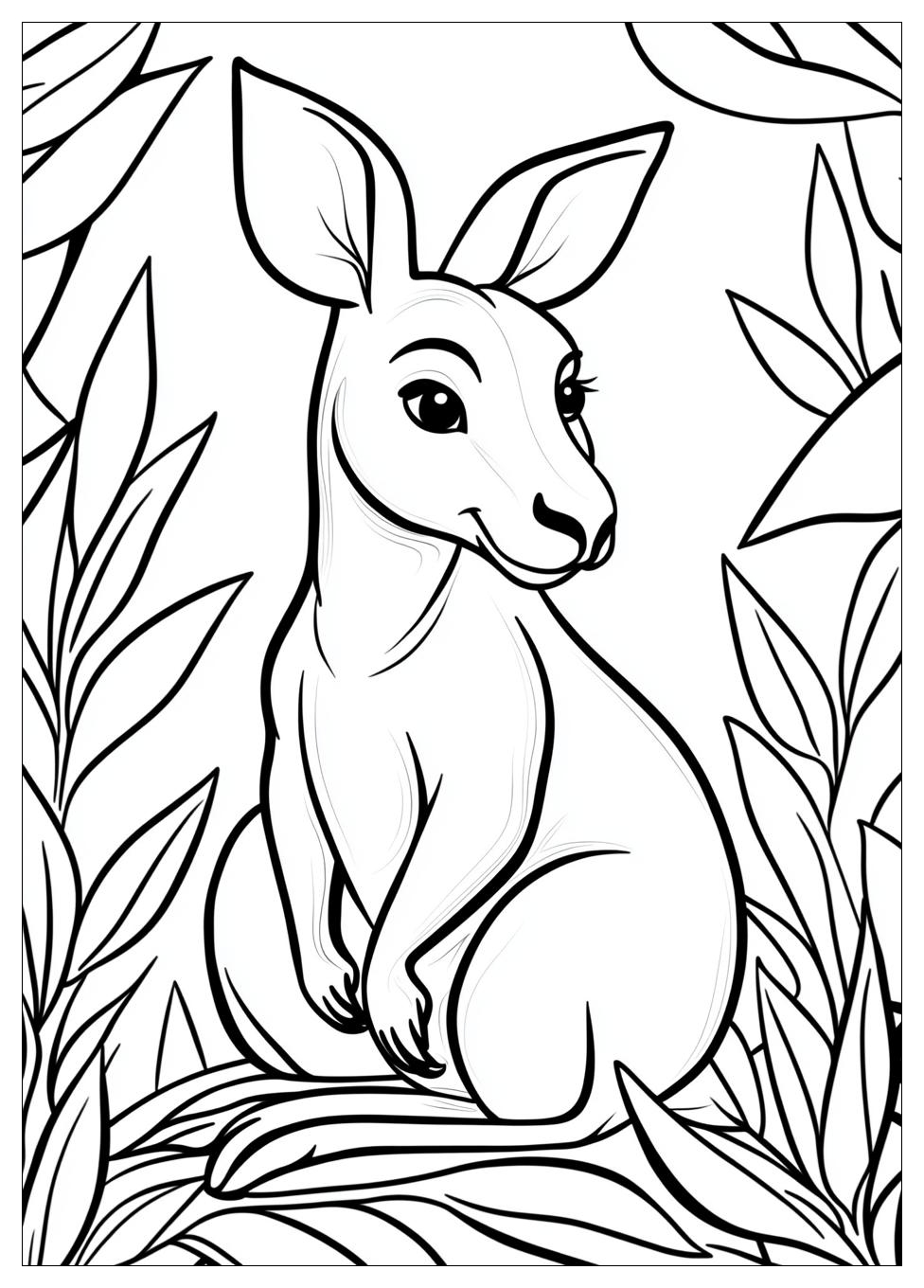 Kangaroo Coloring Pages-6