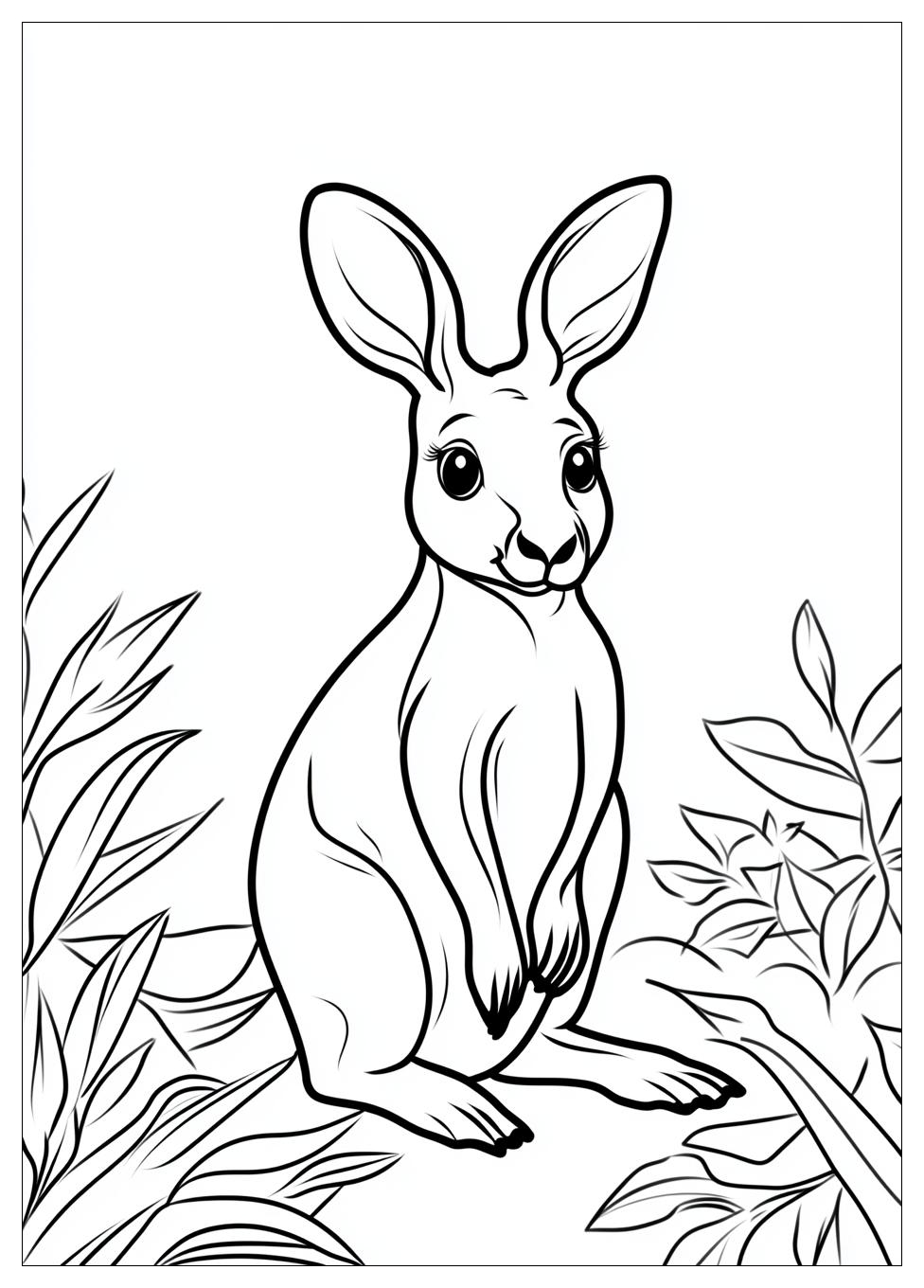 Kangaroo Coloring Pages-7