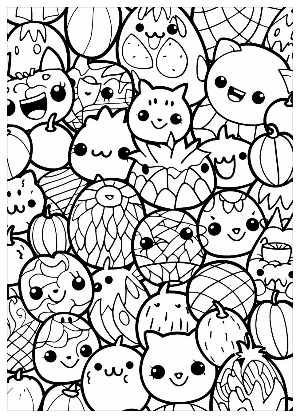 Kawaii Coloring Pages-16