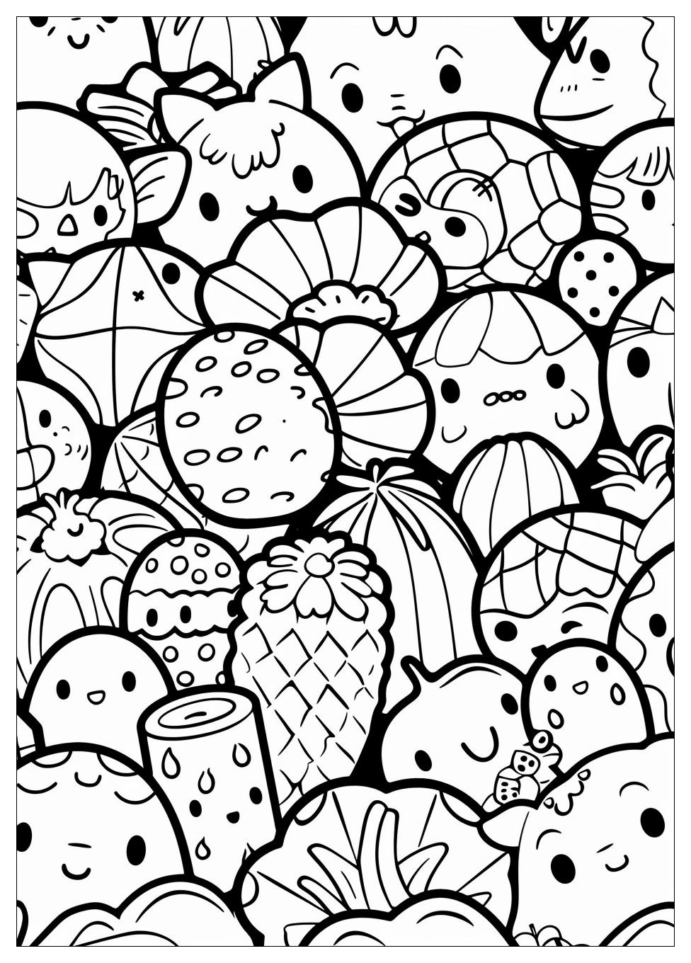 Kawaii Coloring Pages-17