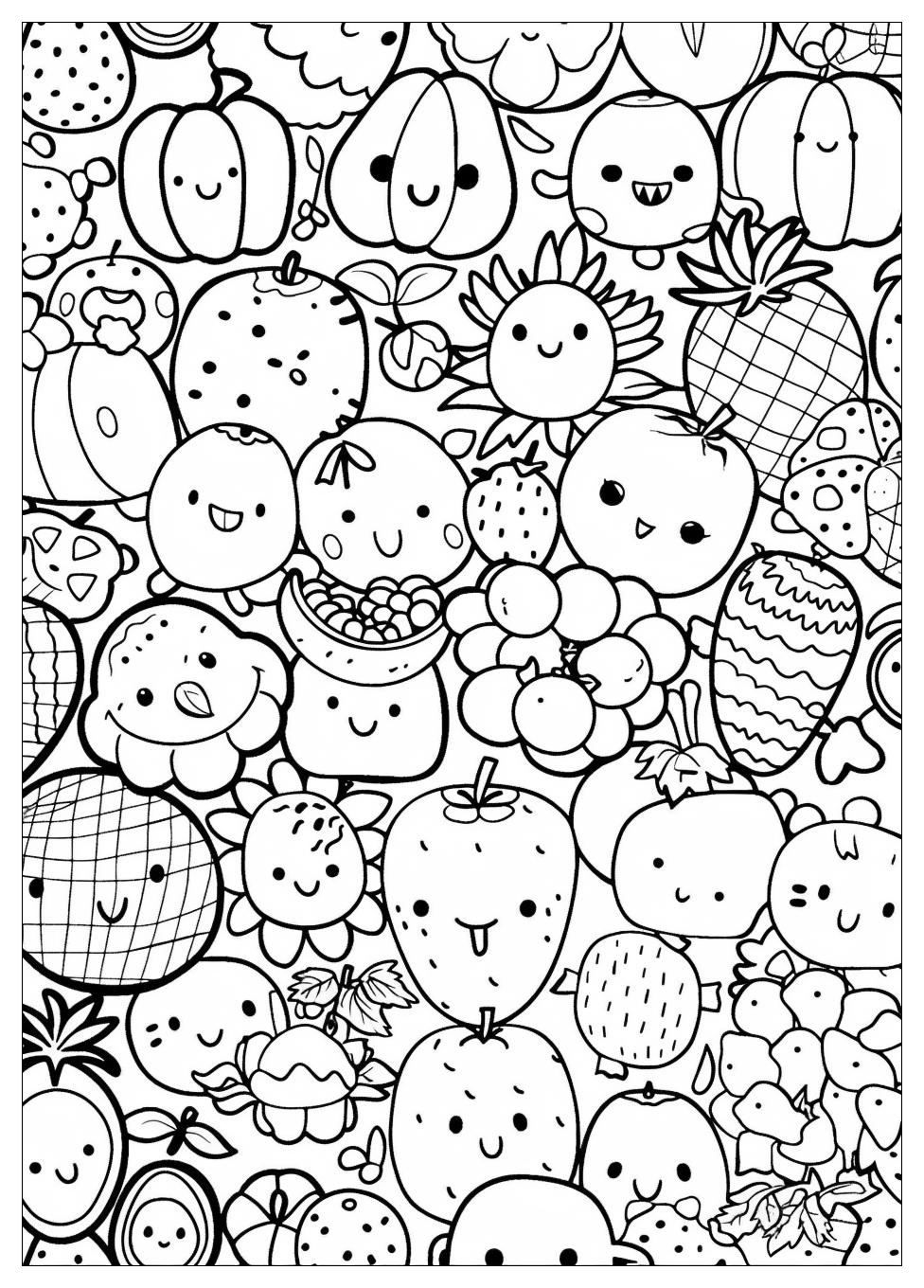 Kawaii Coloring Pages-18