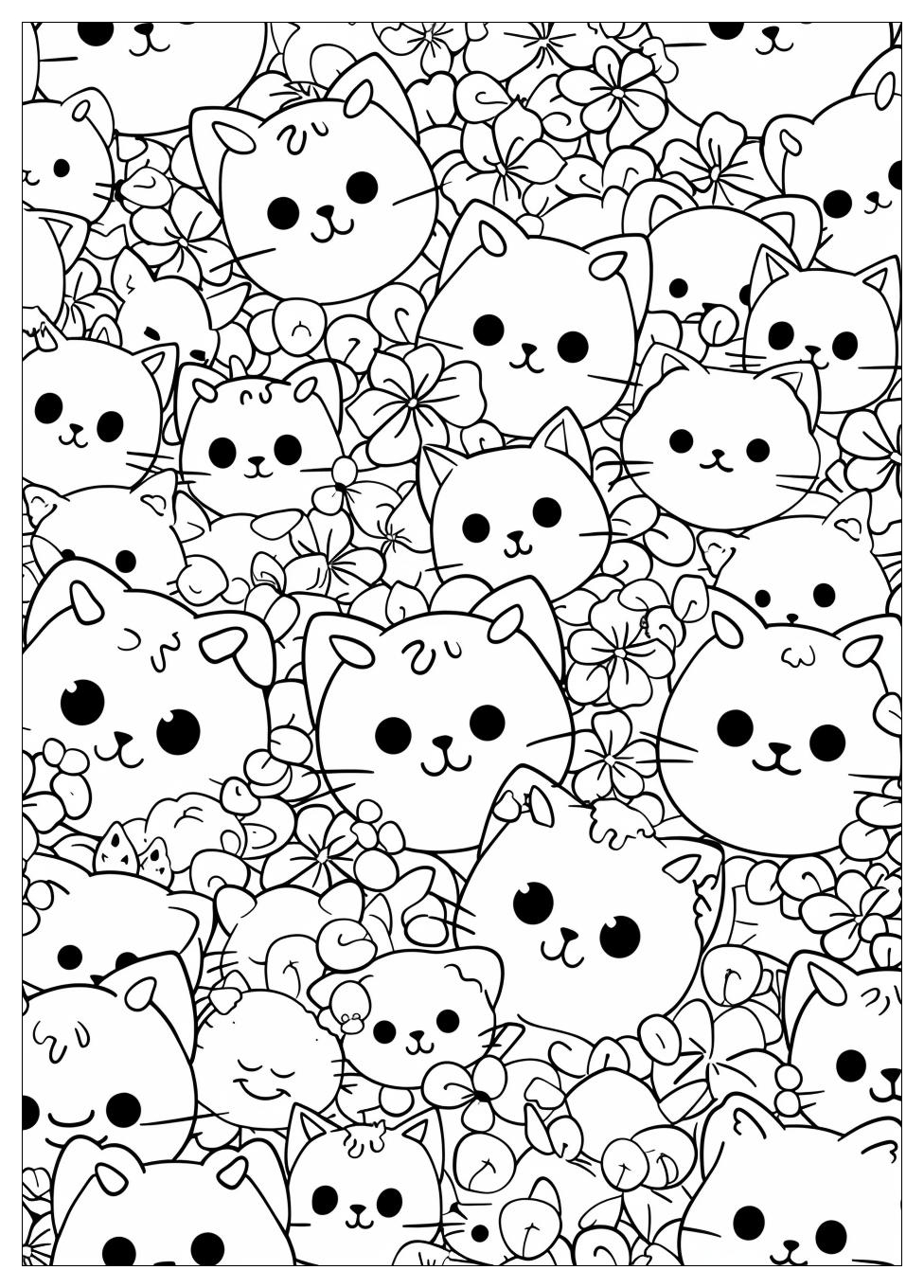 Kawaii Coloring Pages-19