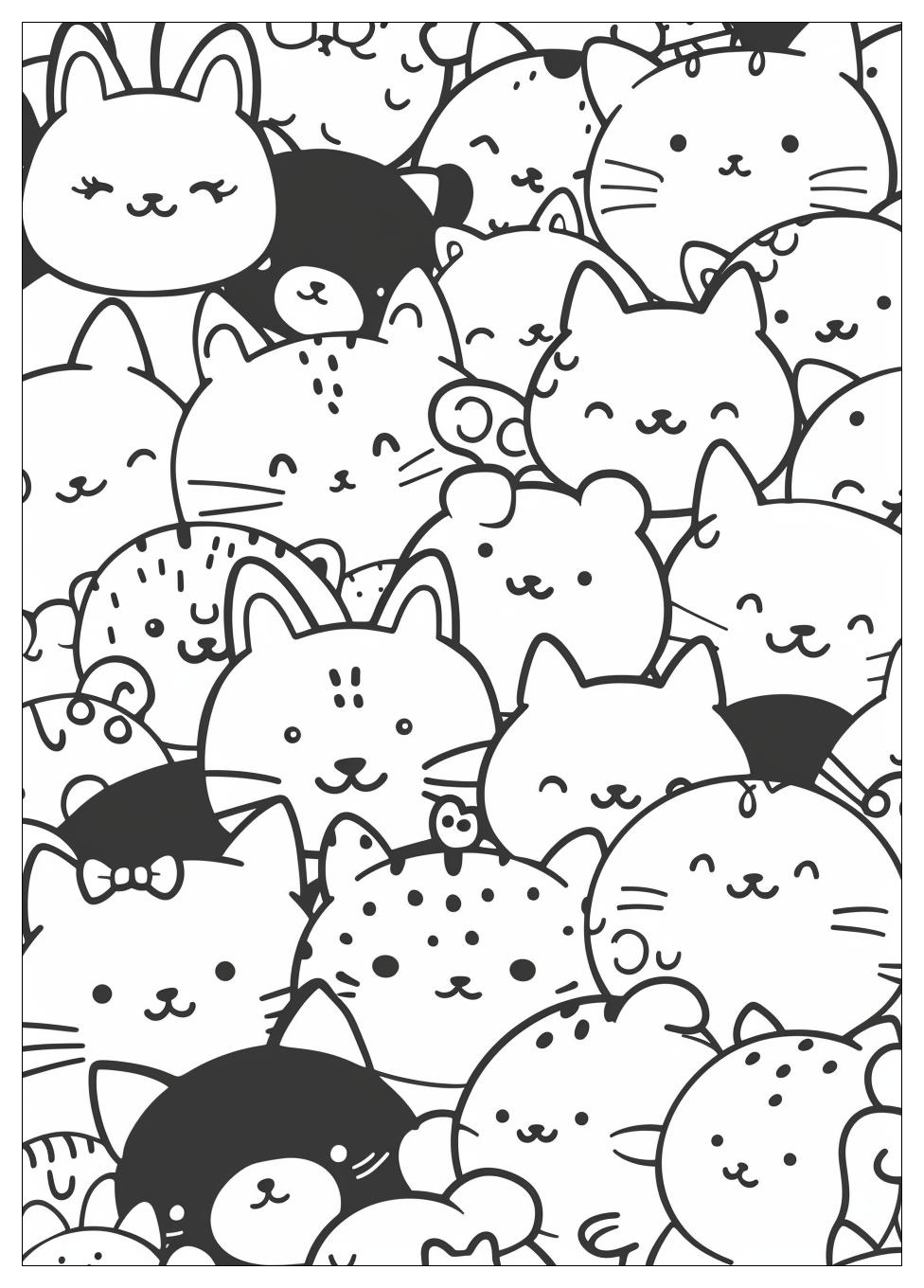 Kawaii Coloring Pages-2