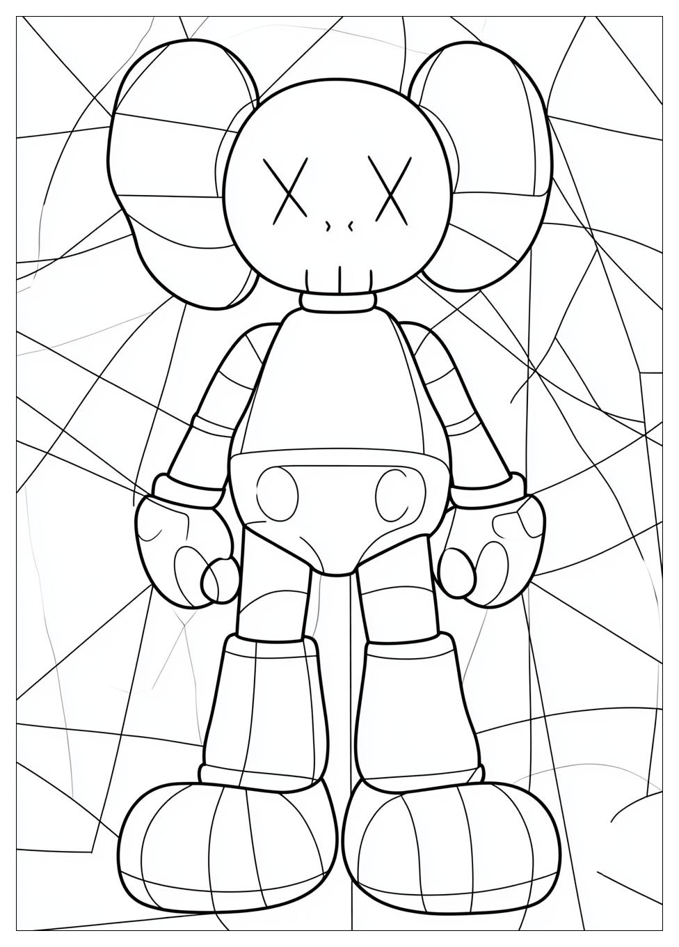 Kaws Coloring Pages-2