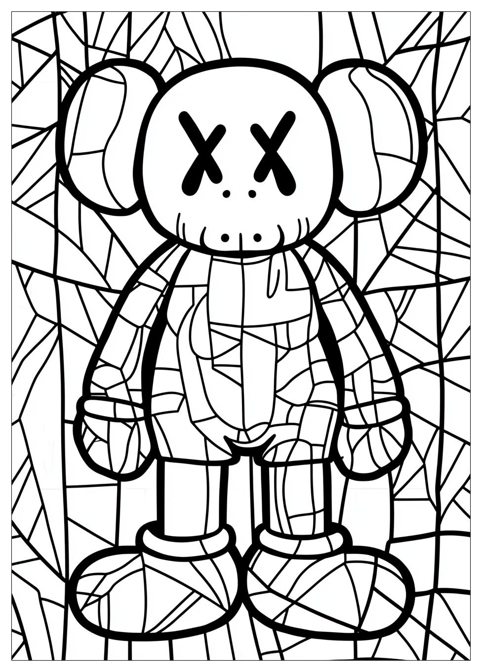 Kaws Coloring Pages-3