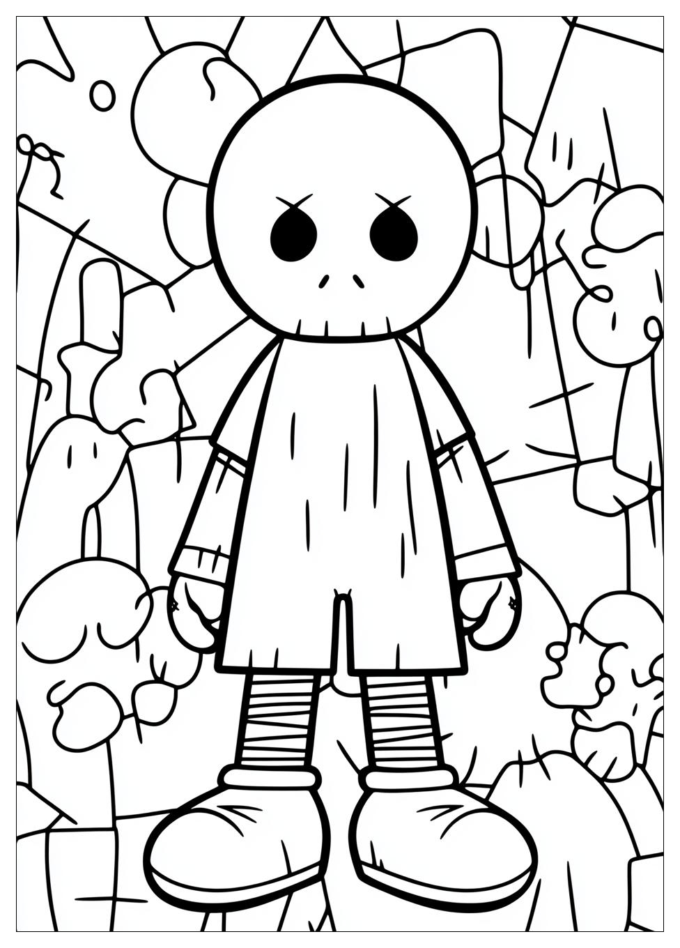Kaws Coloring Pages-4